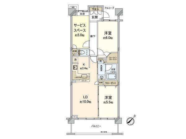 クレストフォルム菊名グランイースト 間取図(平面図) クレストフォルム菊名グランイースト 間取図(平面図)