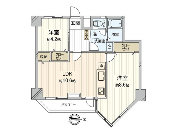中銀大倉山マンシオン 間取図(平面図) 間取図(平面図)