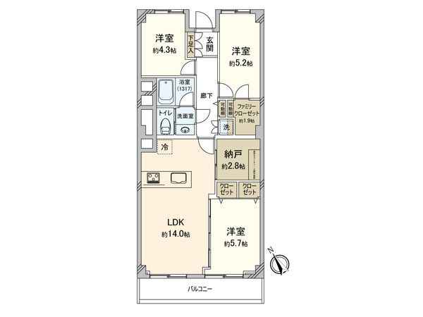 妙蓮寺ハウス B棟 間取図(平面図) 妙蓮寺ハウス B棟 間取図(平面図)