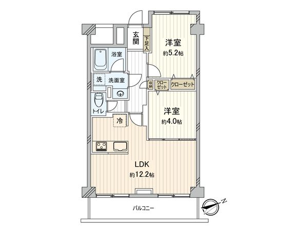 グリーンコーポ大倉山 B棟 間取図(平面図) グリーンコーポ大倉山 B棟 間取図(平面図)