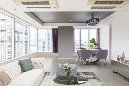 横浜ポートサイドプレイス ※画像は実際の室内に家具・調度品の配列例をCG合成したものです。 家具等は販売価格に含まれません
