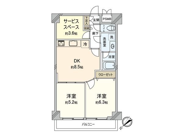 ライオンズマンション大倉山 間取図(平面図) ライオンズマンション大倉山 間取図(平面図)