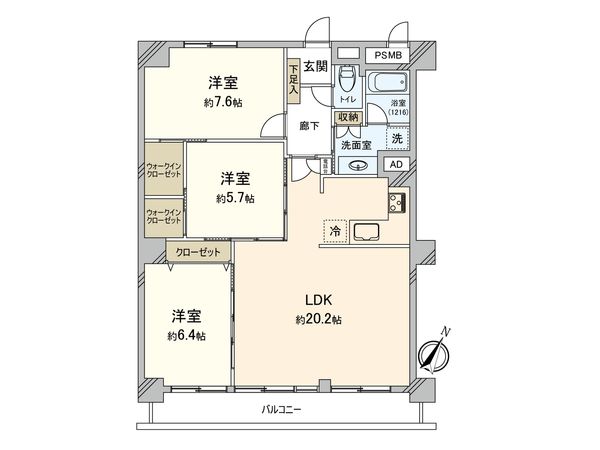 大倉山パークハイツ 間取図(平面図) 大倉山パークハイツ 間取図(平面図)