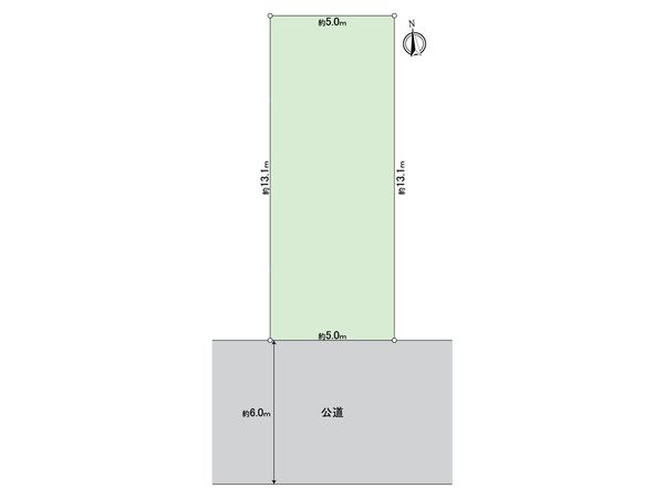 幸区南加瀬2丁目 土地 区画図