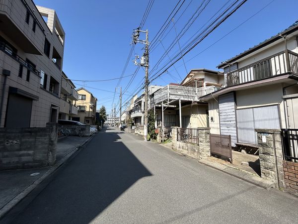 幸区南加瀬2丁目 土地 前面道路含む外観