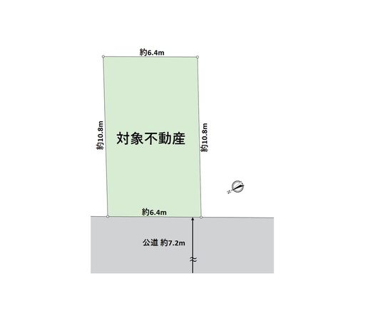 幸区塚越2丁目土地 区画図 幸区塚越2丁目土地 区画図