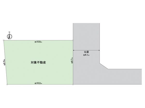 幸区鹿島田2丁目 土地 間取図(平面図)