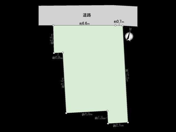 幸区下平間(土地) 間取図(平面図)