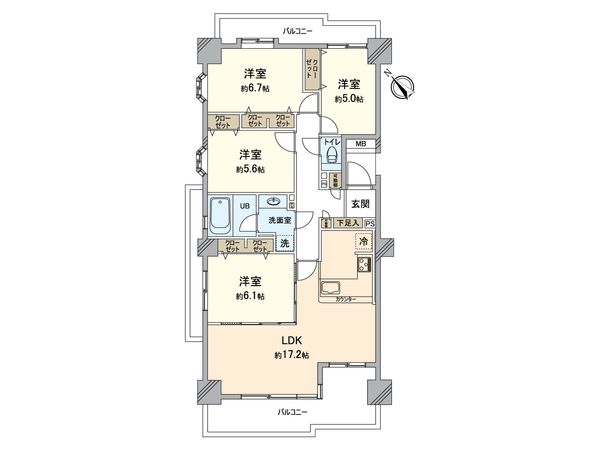 間取図(平面図)