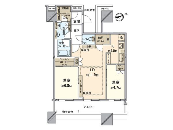 間取図(平面図)
