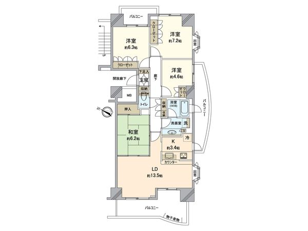間取図(平面図)