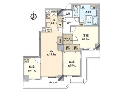 間取図(平面図) 間取図(平面図)