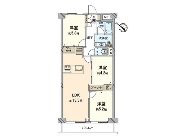 エンゼルハイム新川崎第2 間取図(平面図) 間取図(平面図)