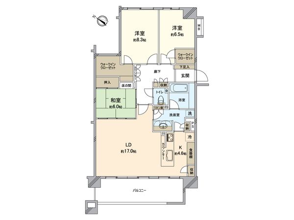 グランシティユーロレジデンス川崎 間取図(平面図) グランシティユーロレジデンス川崎 間取図(平面図)