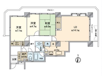 間取図(平面図)