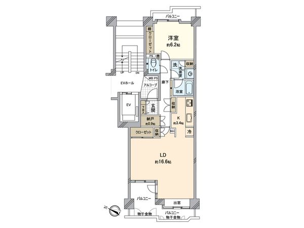 パークシティ新川崎 東三番街E棟 間取図(平面図) パークシティ新川崎 東三番街E棟 間取図(平面図)