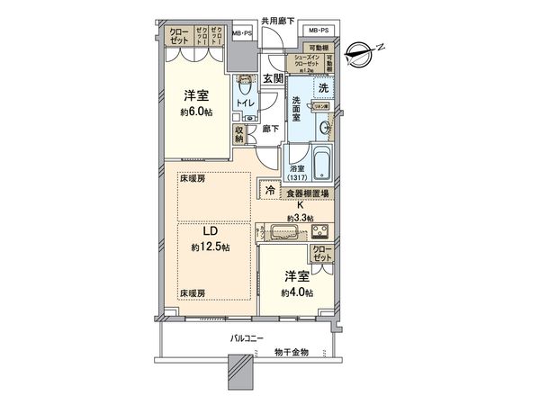 パークタワー新川崎 間取図