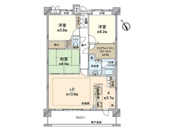 間取図(平面図)