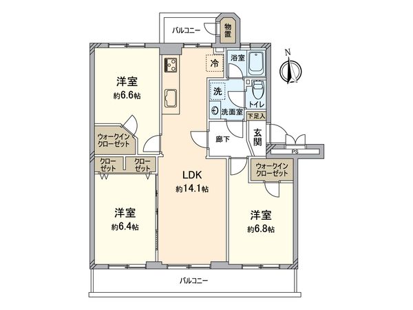 北加瀬芙蓉ハイツ 間取図(平面図) 北加瀬芙蓉ハイツ 間取図(平面図)