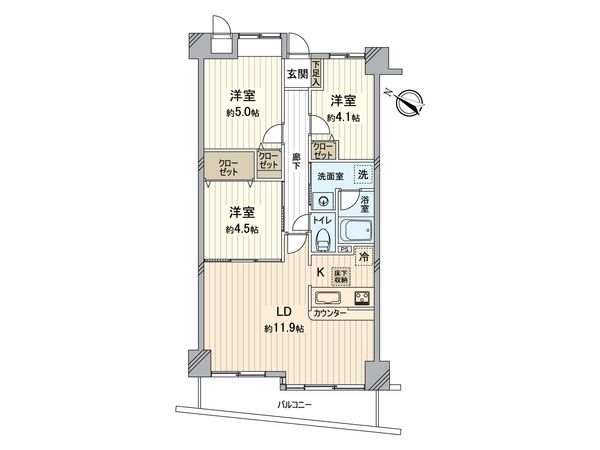 ナイスアーバン新川崎ステイツ 間取図(平面図) ナイスアーバン新川崎ステイツ 間取図(平面図)