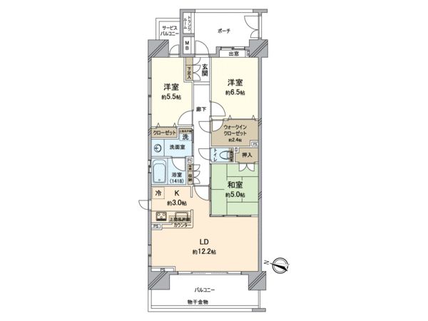 クレストプライムレジデンス アベニュー壱番街 間取図(平面図) クレストプライムレジデンス アベニュー壱番街 間取図(平面図)