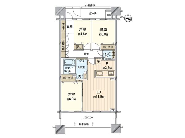 間取図(平面図)