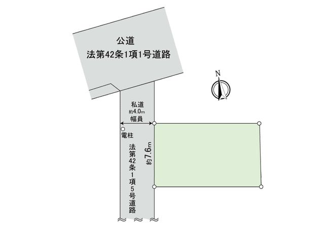 東野川2丁目 土地 区画図