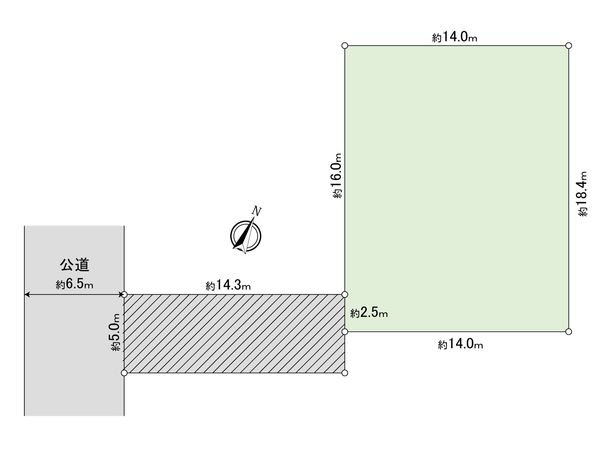有馬5丁目 土地 区画図