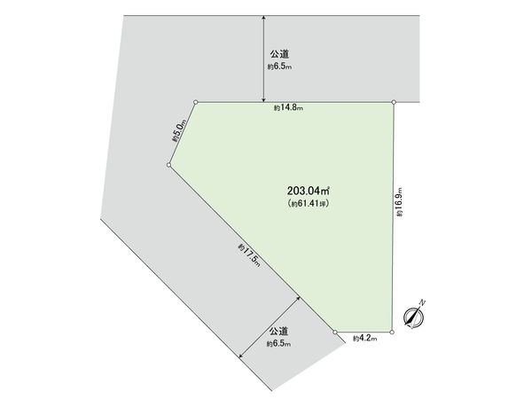 鷺沼4丁目 土地 区画図 区画図