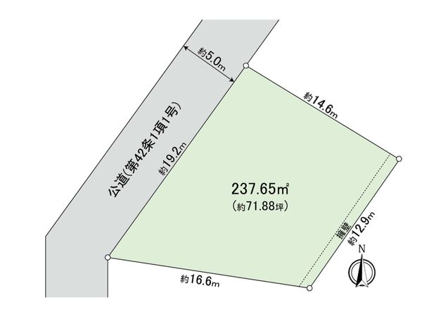 鷺沼4丁目 土地 区画図 鷺沼4丁目 土地 区画図