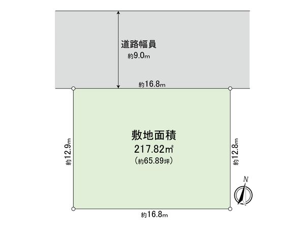 すみれが丘 土地 区画図