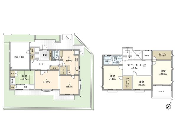 梶ケ谷4丁目戸建 間取図(平面図)