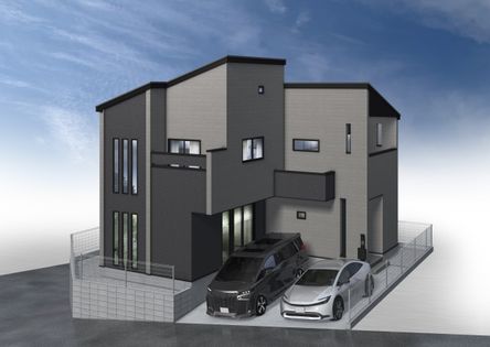 東有馬5丁目新築戸建 1号棟 外観パース図