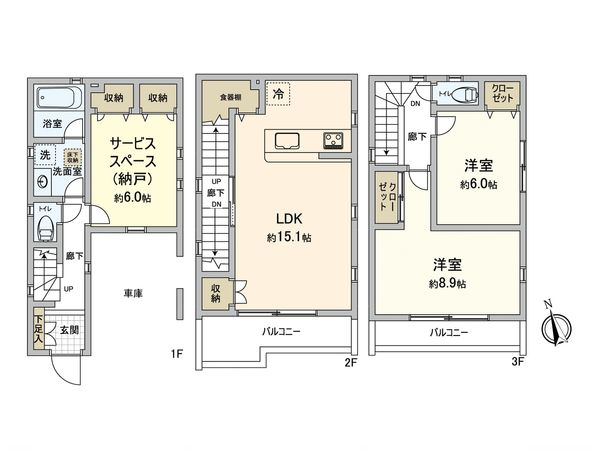 馬絹5丁目 戸建 間取図(平面図)