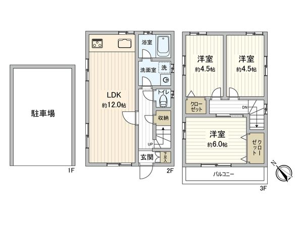 南野川3丁目 戸建 間取図(平面図) 南野川3丁目 戸建 間取図(平面図)