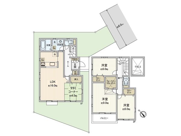 馬絹4丁目 新築戸建 7号棟 間取図(平面図)