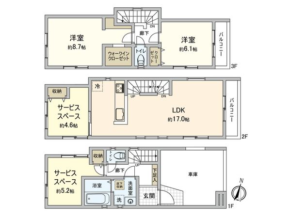 平 4丁目 新築戸建 3号棟 外観 平 4丁目 新築戸建 3号棟 外観