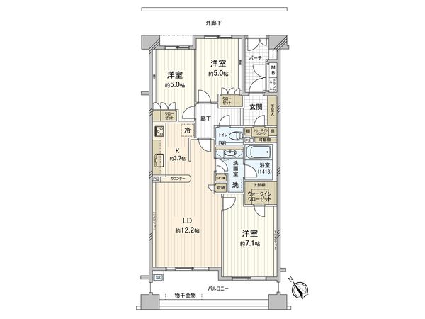 間取図(平面図)