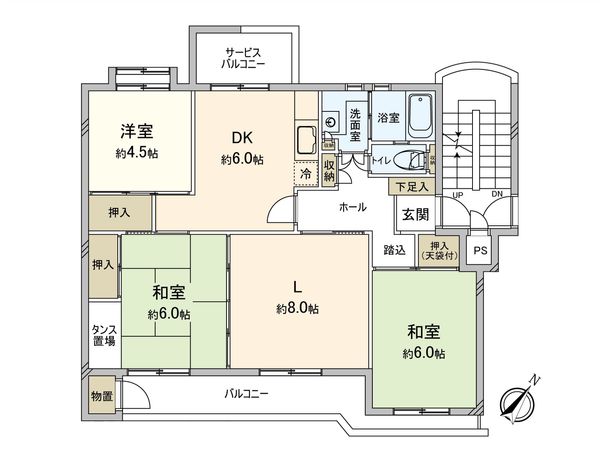 宮前平グリーンハイツ 37号棟 間取図(平面図) 宮前平グリーンハイツ 37号棟 間取図(平面図)
