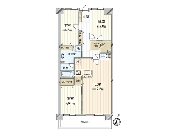 レクシオ宮前平ヒルズ 間取図(平面図) 間取図(平面図)