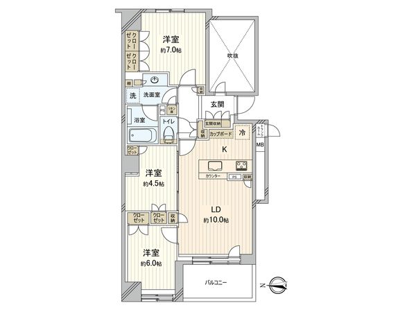 Brillia宮前平 間取図(平面図) Brillia宮前平 間取図(平面図)