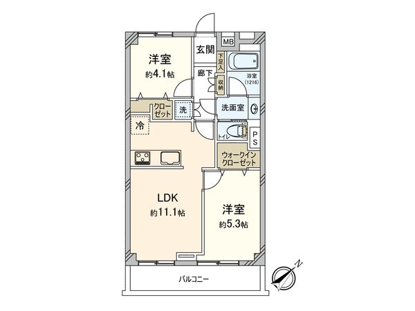 鷺沼ニューハイツ 間取図(平面図)