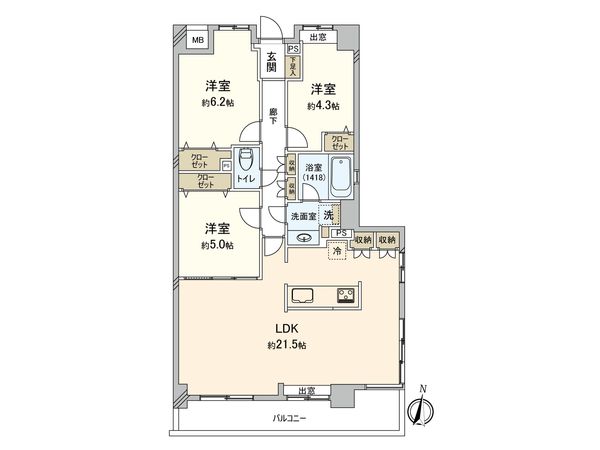 ウィライブ宮前平 間取図(平面図) ウィライブ宮前平 間取図(平面図)