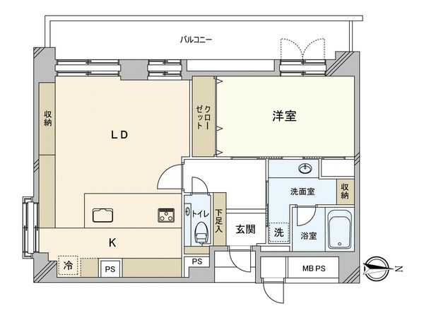 たまプラーザ東パークホームズ 間取図(平面図)