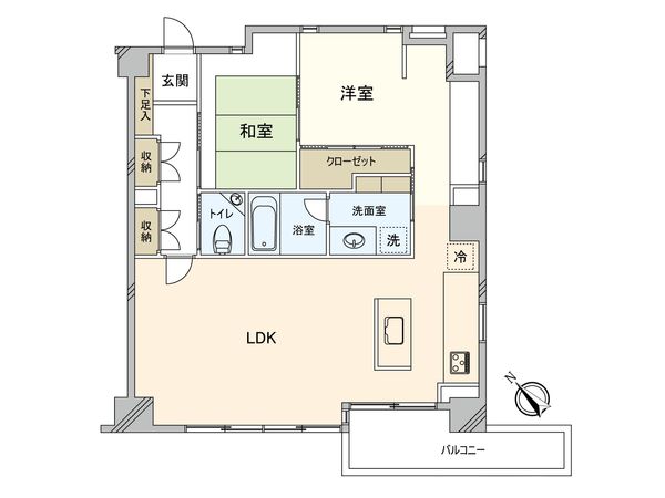 SPAZIO-S 間取図(平面図)