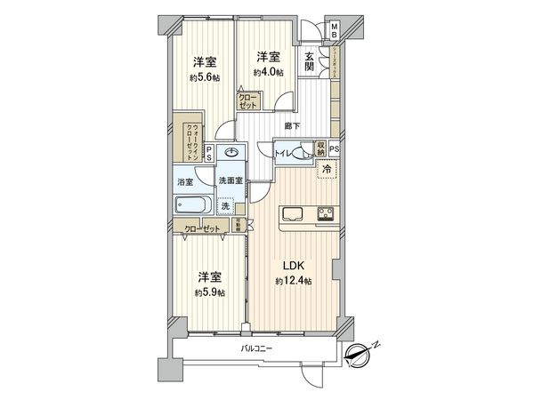 宮崎台公園スカイマンション 間取図(平面図) 宮崎台公園スカイマンション 間取図(平面図)