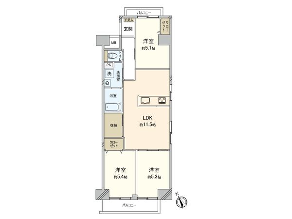鷺沼さくら公園スカイマンション 間取図(平面図) 鷺沼さくら公園スカイマンション 間取図(平面図)