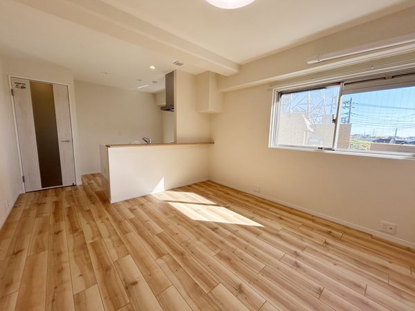 鷺沼さくら公園スカイマンション リビング