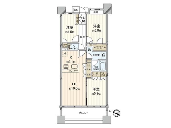 エクストール宮前の丘 間取図(平面図) 間取図(平面図)