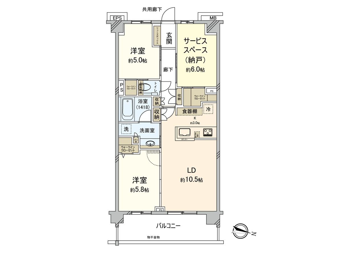 間取図(平面図)